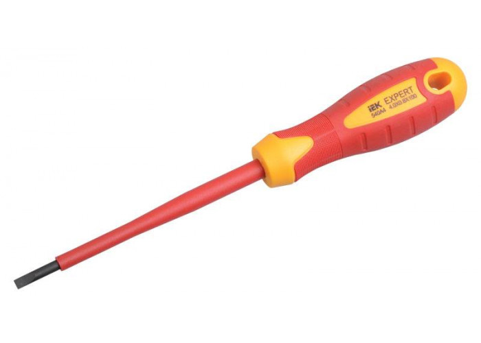 Отвертка шлицевая Expert 6.5х1.2х150мм 1000В IEK TSC-2SL-6150