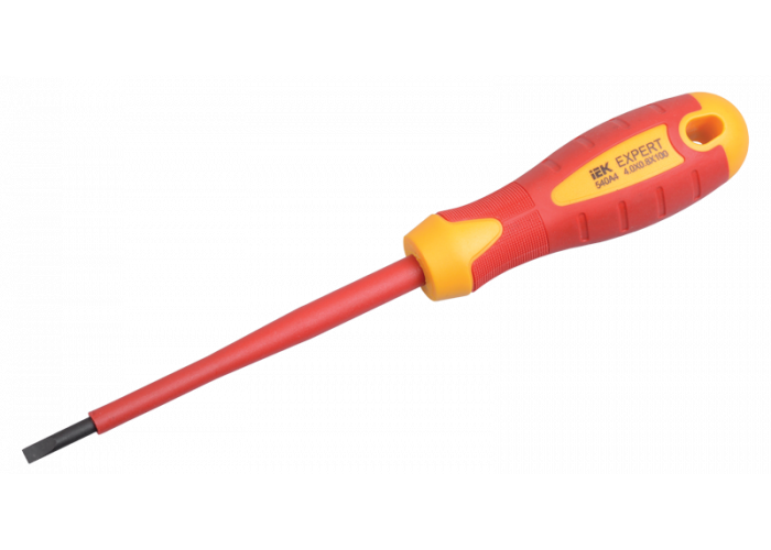 Отвертка шлицевая Expert 2.5х0.4х75мм 1000В IEK TSC-2SL-275