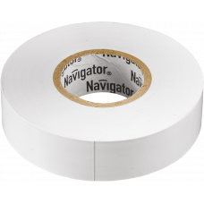Изолента 71 102 NIT-B15-20/WH белая Navigator 71102