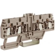HMM.2/2+2GR, проходной зажим 2,5 мм² серый 2 ввод/2 вывода DKC ZHM520GR-RET