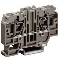 HMM.10/GR, проходной зажим серый 10 мм² DKC ZHM330GR-RET