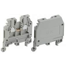 Зажим наборный ЗНИ-2,5 мм² (JXB24А) серый IEK YZN10-002-K03