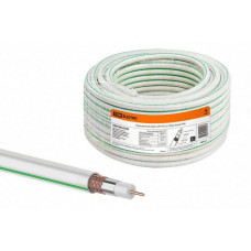 Кабель коаксиальный SAT-703 Cu (100м), белый TDM ELECTRIC SQ0106-0100