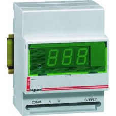 Цифровой амперметр/вольтметр 0-500 В монтаж на рейке DIN 004663