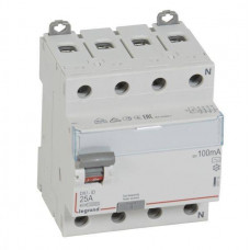 ВДТ DX3 4П 63А AC 300мА N спр. Legrand  411724