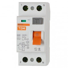 УЗО ВД1-63 2Р 80А 100мА выключатель дифференциальный TDM ELECTRIC  SQ0203-0020
