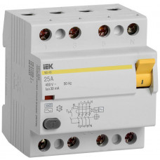 УЗО ВД1-63 4Р 25А 30мА IEK  MDV10-4-025-030