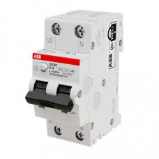 DS201 C16 AC100 автоматический выключатель дифференциального тока ABB  2CSR255080R2164
