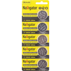 Элемент питания Navigator 94 781 NBT-CR2430-BP5 Navigator  94781