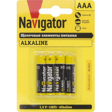 Элемент питания Navigator 61 462 NBT-NPE-LR03-BP4 Navigator  61462