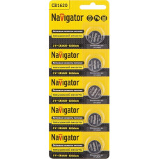 Элемент питания Navigator 94 780 NBT-CR1620-BP5 Navigator  94780