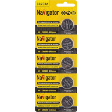 Элемент питания Navigator 94 765 NBT-CR2032-BP5 Navigator  94765