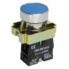Кнопка управления LAY5-BA61 без подсветки синяя 1з IEK  BBT60-BA-K07