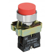 Кнопка управления LAY5-BL42 без подсветки красная 1р IEK  BBT71-BL-K04