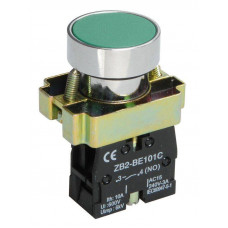 Кнопка управления LAY5-BA31 без подсветки зеленая 1з IEK  BBT60-BA-K06