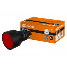 Кнопка SВ-7 Стоп красная 1р d22мм/230В TDM ELECTRIC  SQ0704-0025