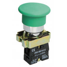 Кнопка управления LAY5-BC31 Грибок 1з зеленая IEK  BBG70-BC-K06