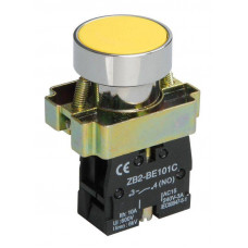 Кнопка управления LAY5-BA51 без подсветки желтая 1з IEK  BBT60-BA-K05