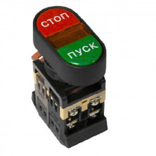 Кнопка APBB-22N Пуск-Стоп овальная 24В NO+NC PROxima EKF  pbn-apbb-o-24