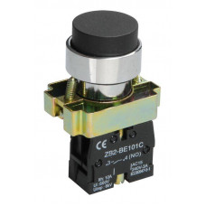 Кнопка управления LAY5-BL21 без подсветки черная 1з IEK  BBT70-BL-K02