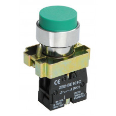 Кнопка управления LAY5-BL31 без подсветки зеленая 1з IEK  BBT70-BL-K06
