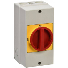 Переключатель кулачковый ПКП63-13/К 63А ОТКЛ-ВКЛ 3Р 400В IP54 IEK  BCS33-063-1