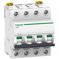Автоматический выключатель iC60H 4П 10A C Schneider Electric A9F89410