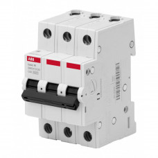 Автоматический выключатель 3-полюсный, 10A, C, 4,5кА, BMS413C10 ABB 2CDS643041R0104