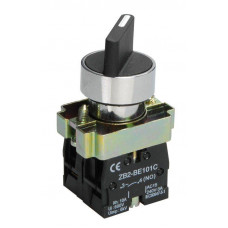 Переключатель LAY5-BD33 3 положения I-0-II стандартная ручка IEK  BSW60-BD-3-K02