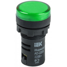 Лампа AD22DS LED матрица d22мм зеленый 110В AC/DC IEK  BLS10-ADDS-110-K06