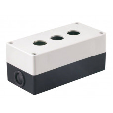 Корпус КП103 для кнопок 3 места белый IEK  BKP10-3-K01