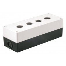 Корпус КП104 для кнопок 4 места белый IEK  BKP10-4-K01