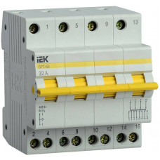 ВРТ-63 4P 32А Выключатель нагрузки трехпозиционный IEK  MPR10-4-032
