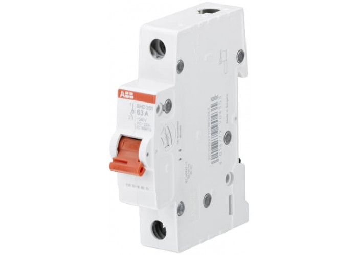 Выключатель нагрузки 1P SHD201/32 рычаг красный ABB  2CDD271111R0032