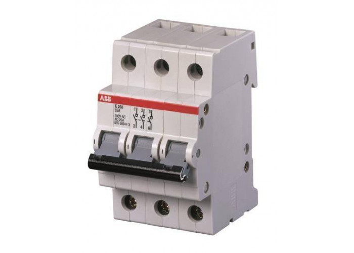 Выключатель нагрузки E203r 125A 3P рычаг красный ABB  2CDE283001R0125