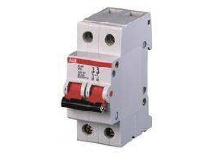 Выключатель нагрузки SD202 63А 2P рычаг красный ABB  2CDD282101R0063