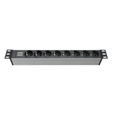 Блок распределения питания для 19 шкафов 16A 8хSchuko DKC R519SH8CD
