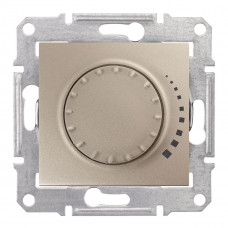 Диммер поворотно-нажимной 60-500Вт Sedna титан Schneider Electric SDN2200568