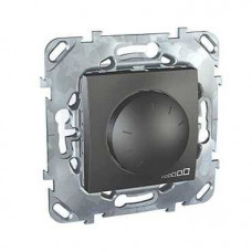 Диммер поворотный 230V 400Вт Unica Top графит Schneider Electric MGU5.511.12ZD