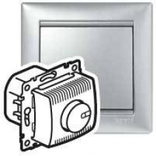 Диммер поворотный Valena 100-1000Вт/1000 ВА алюминий Legrand 770260
