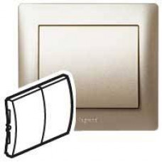 Клавиша Galea Life двойная Titanium Legrand 771412
