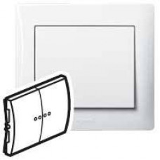 Клавиша Galea Life двойная с индикацией White Legrand 771079