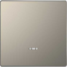 Клавиша одинарная Merten D-Life с линзой для LED модуля никель Schneider Electric MTN3320-6050