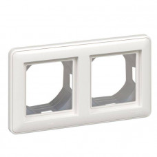 Рамка 2 поста W59 Aqua IP44 белый Schneider Electric KD-2B-18