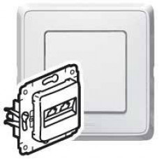 Розетка Cariva 2xRJ45 6 UTP белая Legrand 773642