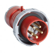 Вилка 432P6W 32А 3P+N+E IP67 6ч силовая кабельная ABB 2CMA166524R1000