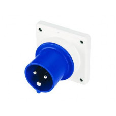Вилка IP44 16A 2P+E 230В силовая стационарная DKC DIS2431693