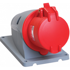 Розетка ССИ-114 16А-6ч/380-415В 3P+E IP44 MAGNUM стационарная накладная IEK PSN12-016-4