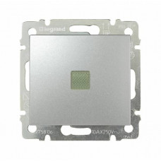 Выключатель с подсветкой 10A 250В Valena алюминий Legrand 770110