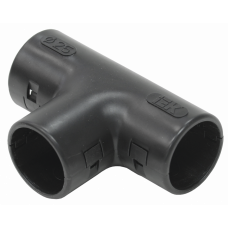 Тройник открывающийся TI25G  25 шт Черный IEK  CTA10D-TIG25-K02-025